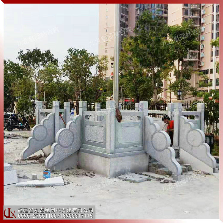 旗臺石欄桿圖片