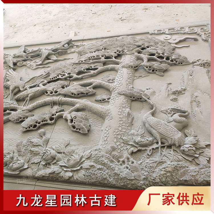 1645599960367075.jpg 松鶴浮雕石雕壁畫